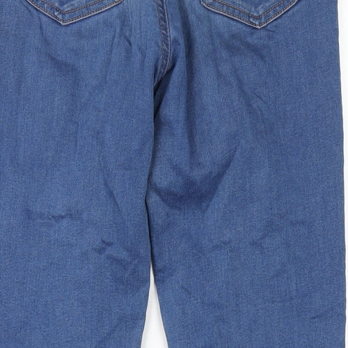 Marks and Spencer Womens Blue Cotton Jegging Jeans Size 12 L28 in Regular