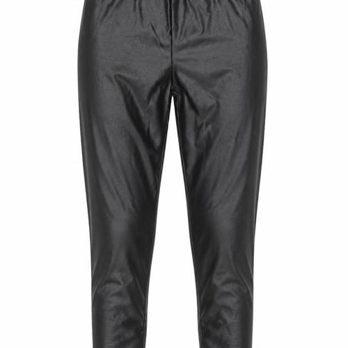 Boohoo Womens Black Polyester Pedal Pusher Leggings Size 4 L26 in