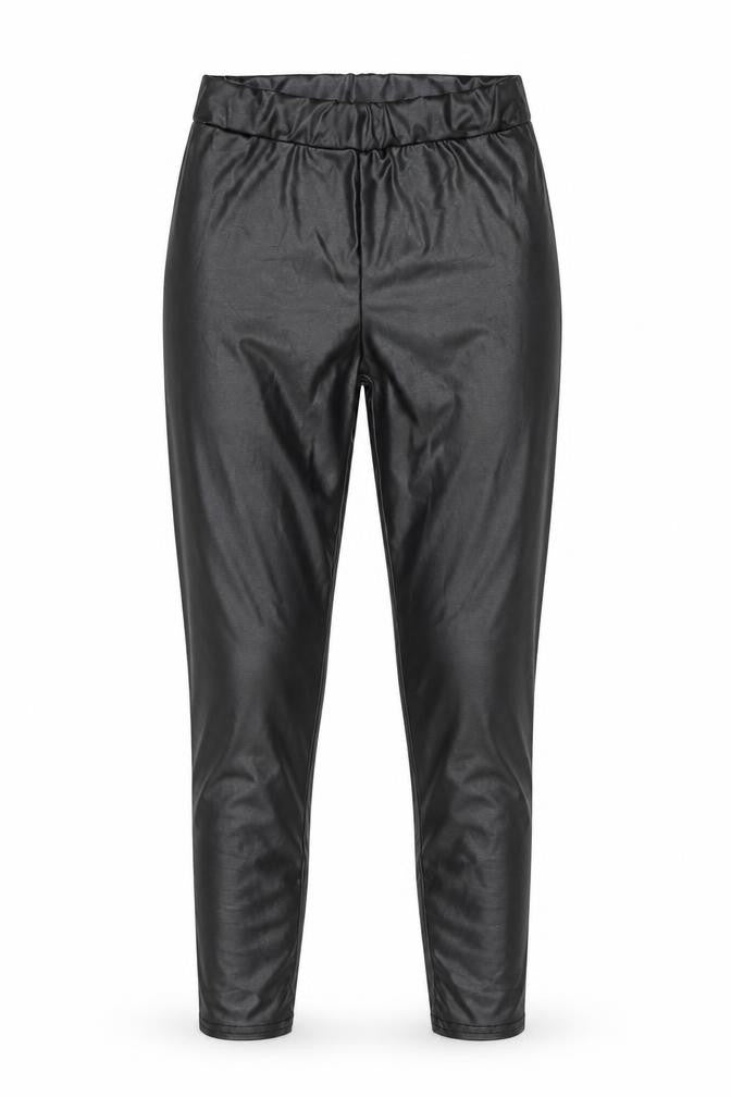 Boohoo Womens Black Polyester Pedal Pusher Leggings Size 4 L26 in