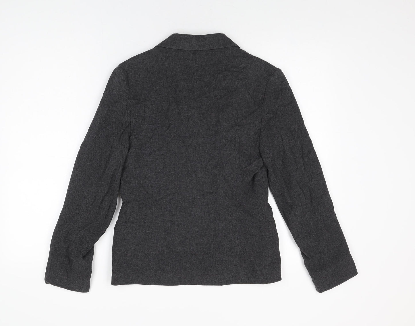 Dorothy Perkins Womens Grey Jacket Blazer Size 10 Button
