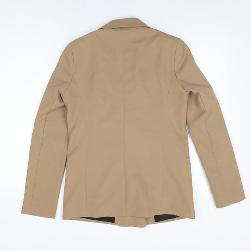 River Island Womens Beige Jacket Blazer Size 8 Button
