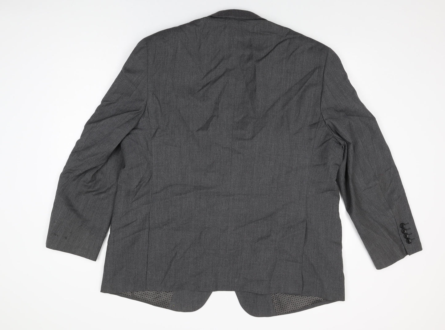 Skopes Mens Grey Wool Jacket Suit Jacket Size 48 Regular