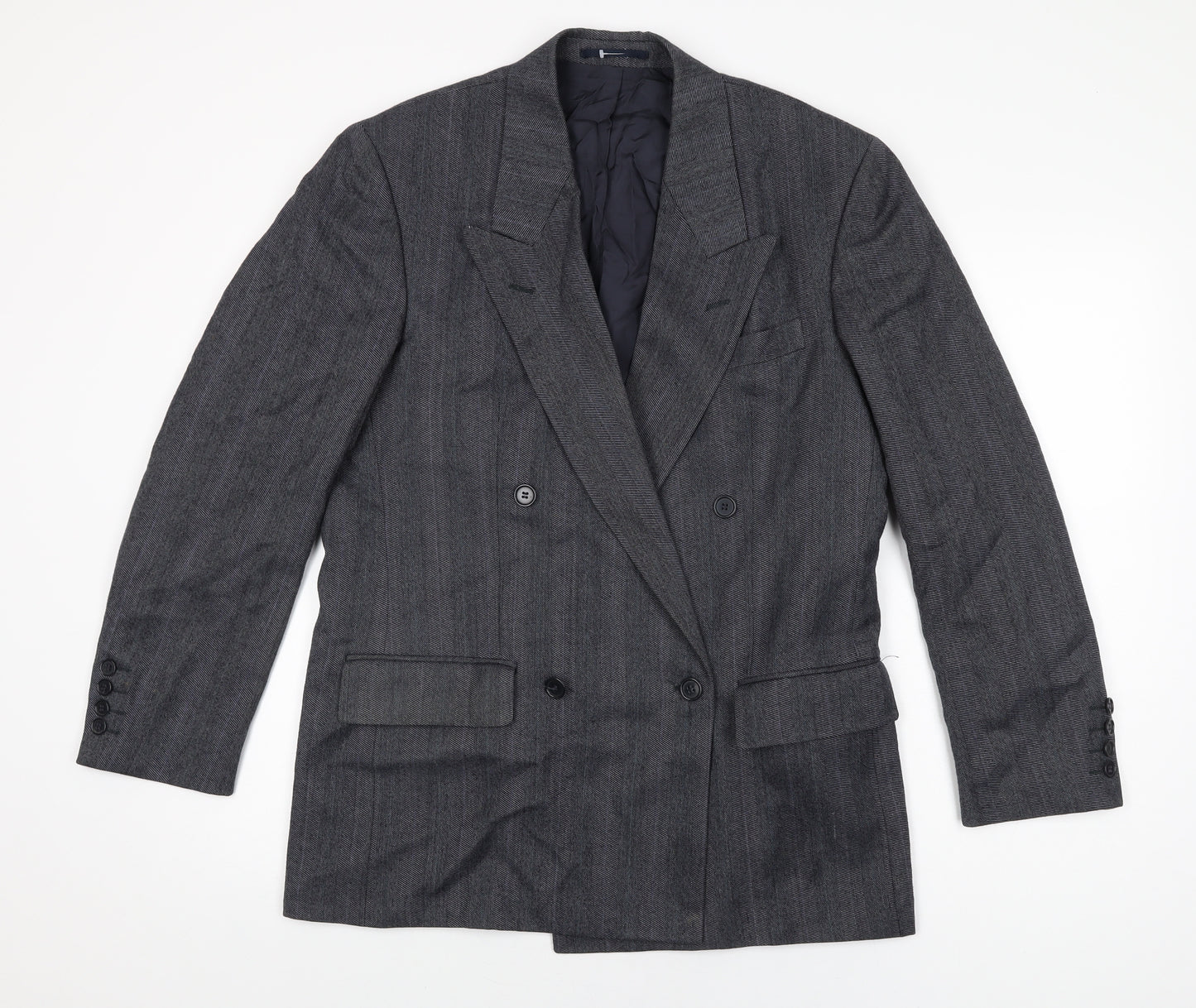 NEXT Mens Blue Wool Jacket Suit Jacket Size 38 Regular