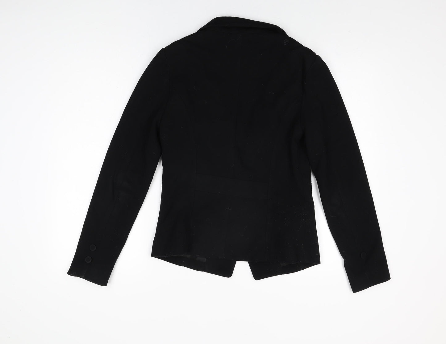 New Look Womens Black Jacket Blazer Size 12 Button