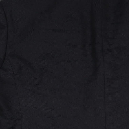 Marks and Spencer Mens Black Wool Jacket Suit Jacket Size 44 Regular