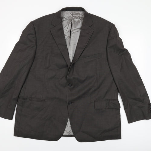 Marks and Spencer Mens Grey Wool Jacket Suit Jacket Size 46 Regular