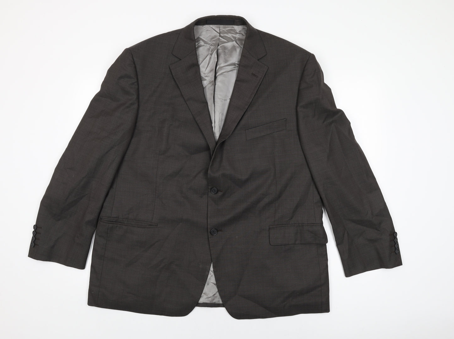 Marks and Spencer Mens Grey Wool Jacket Suit Jacket Size 46 Regular
