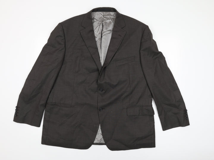 Marks and Spencer Mens Grey Wool Jacket Suit Jacket Size 46 Regular