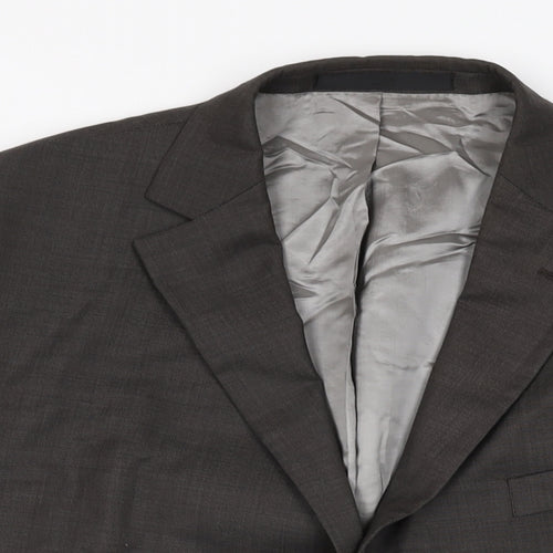 Marks and Spencer Mens Grey Wool Jacket Suit Jacket Size 46 Regular