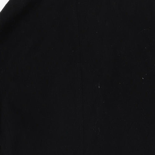 Gap Womens Black Overcoat Coat Size M Button