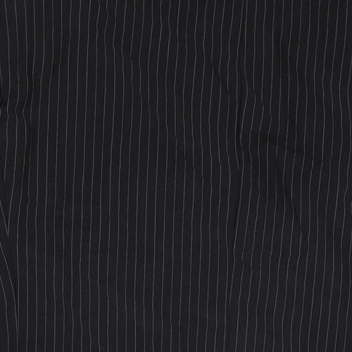 Marks and Spencer Mens Black Striped Wool Jacket Suit Jacket Size 42 Regular