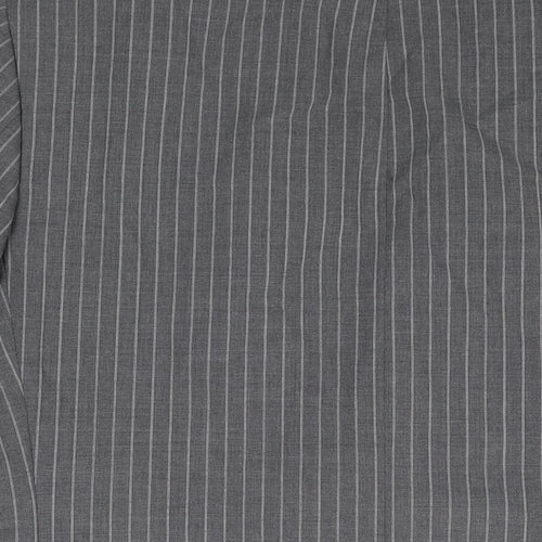 Taylor & Wright Mens Grey Striped Wool Jacket Suit Jacket Size 40 Regular