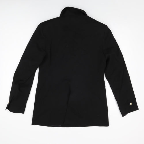 Zara Womens Black Jacket Size M Button