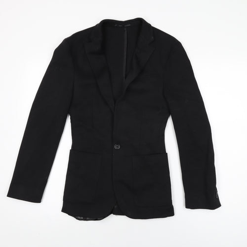ASOS Womens Black Jacket Blazer Size S Button