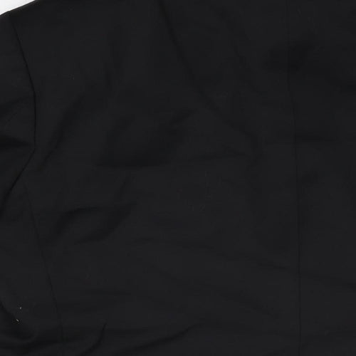 Marks and Spencer Mens Black Wool Jacket Suit Jacket Size 40 Regular