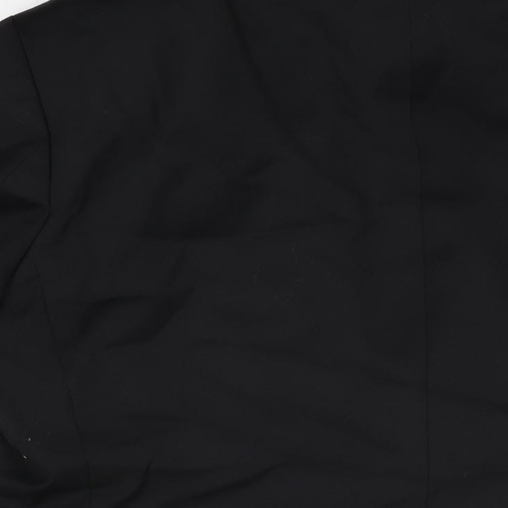 Marks and Spencer Mens Black Wool Jacket Suit Jacket Size 40 Regular