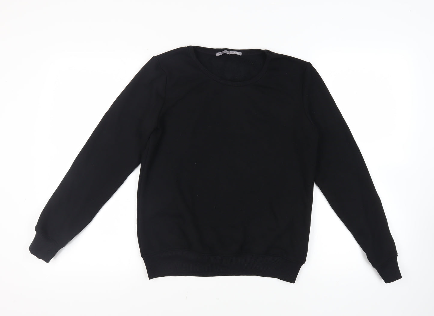 Rock Angel Womens Black Polyester Pullover Sweatshirt Size L Pullover - Kanye