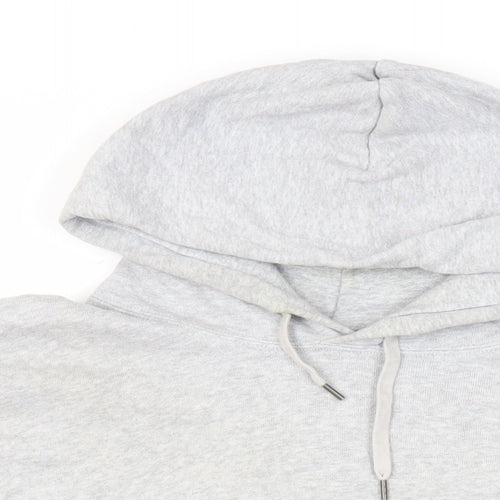 Uniqlo Mens Grey Cotton Pullover Hoodie Size XL