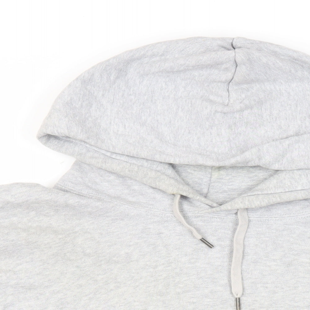 Uniqlo Mens Grey Cotton Pullover Hoodie Size XL