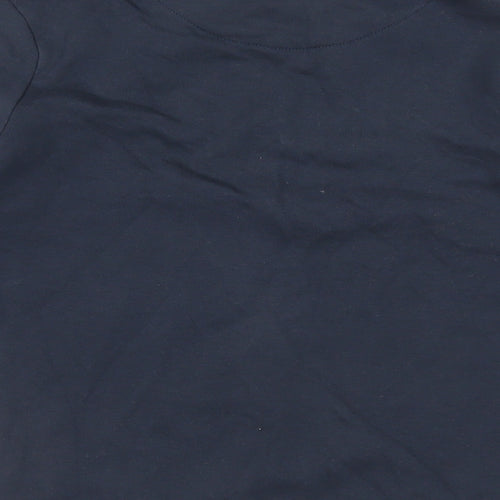 GOODMOVE Boys Blue Cotton Pullover Sweatshirt Size 9-10 Years Pullover