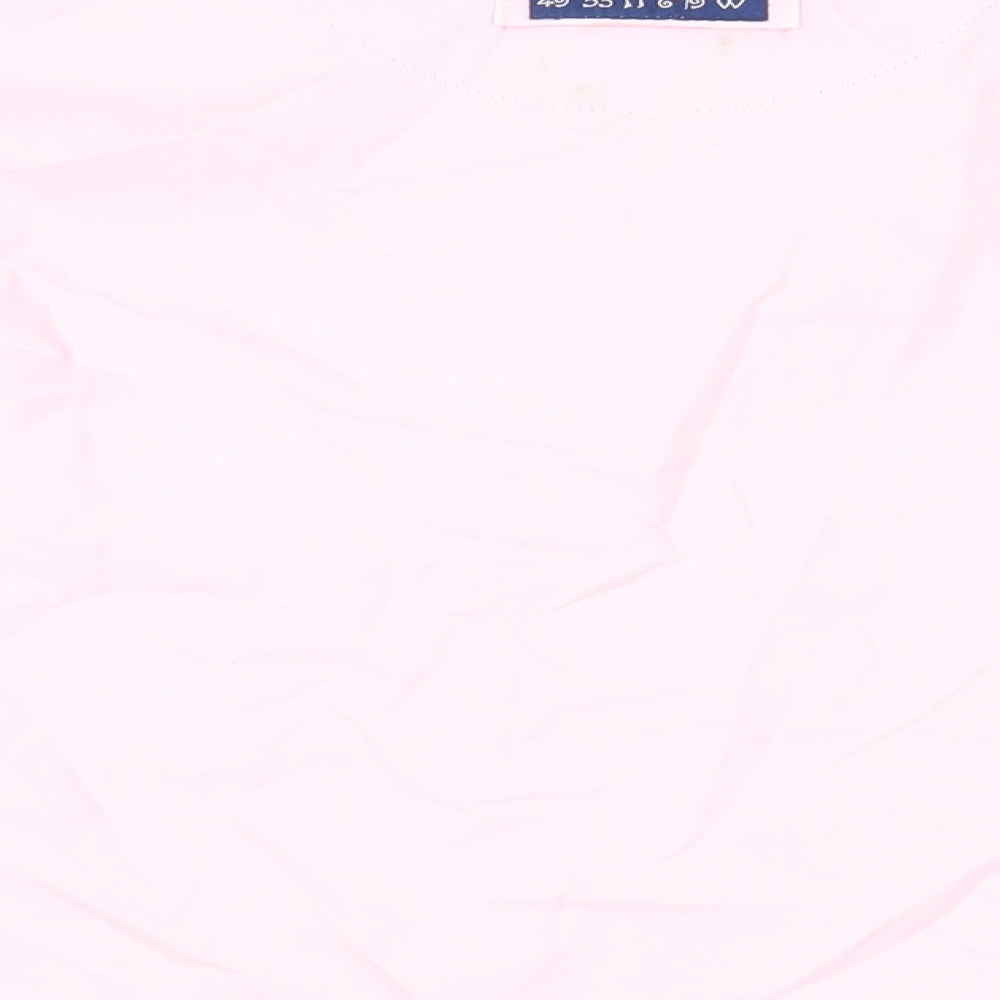 49 Isles of Sicilly Womens Pink Cotton Basic Polo Size XL Collared - Logo Vintage