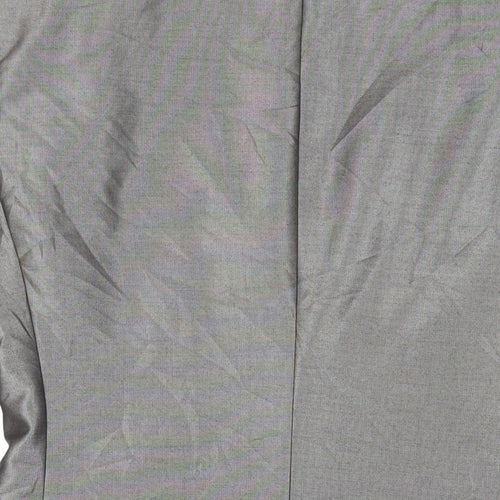 NEXT Mens Grey Polyester Jacket Suit Jacket Size 36 Regular