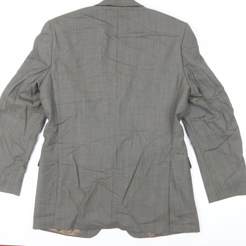 Marks and Spencer Mens Green Wool Jacket Suit Jacket Size 40 Regular