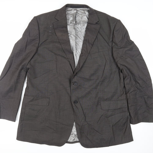 Marks and Spencer Mens Grey Wool Jacket Suit Jacket Size 48 Regular