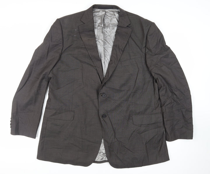 Marks and Spencer Mens Grey Wool Jacket Suit Jacket Size 48 Regular