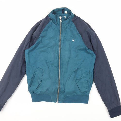 Jack Wills Mens Green Jacket Size XS Zip