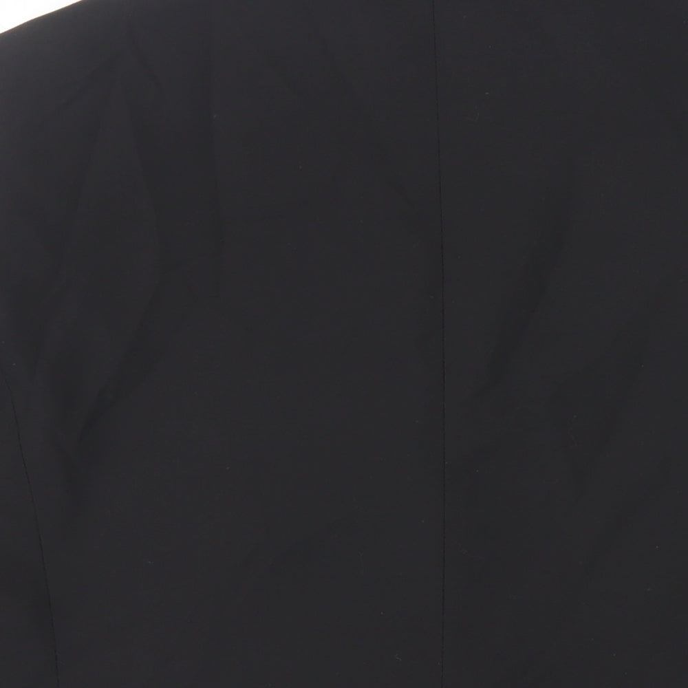 Marks and Spencer Mens Black Polyester Tuxedo Suit Jacket Size 40 Regular
