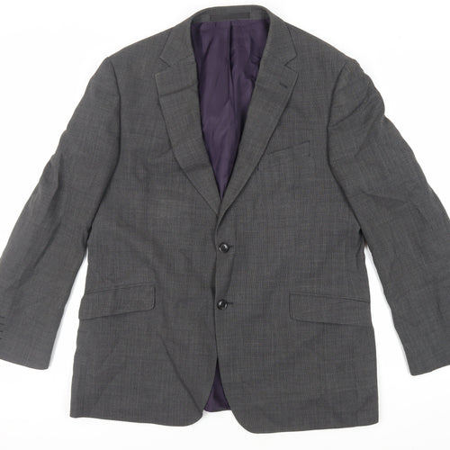 Marks and Spencer Mens Grey Wool Jacket Suit Jacket Size 44 Regular
