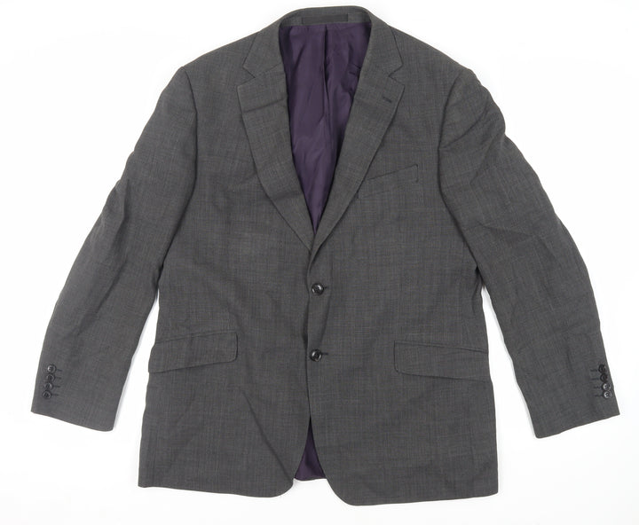 Marks and Spencer Mens Grey Wool Jacket Suit Jacket Size 44 Regular