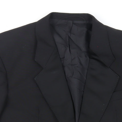 Weidenmann Mens Black Polyester Tuxedo Suit Jacket Size 40 Regular