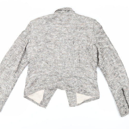 Zara Womens Grey Jacket Blazer Size S - Open