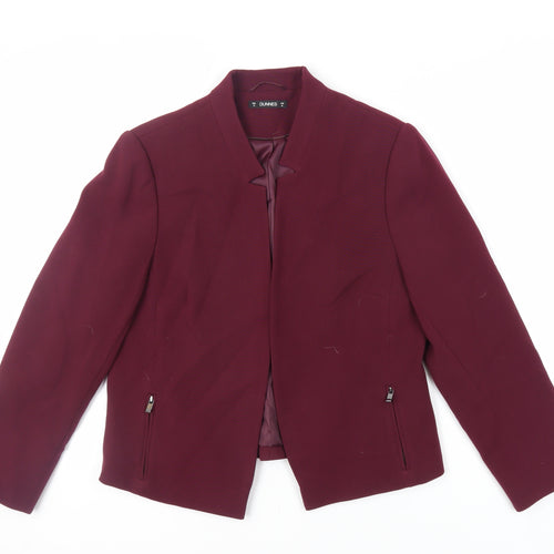 Dunnes Stores Womens Purple Jacket Blazer Size 14 - Open