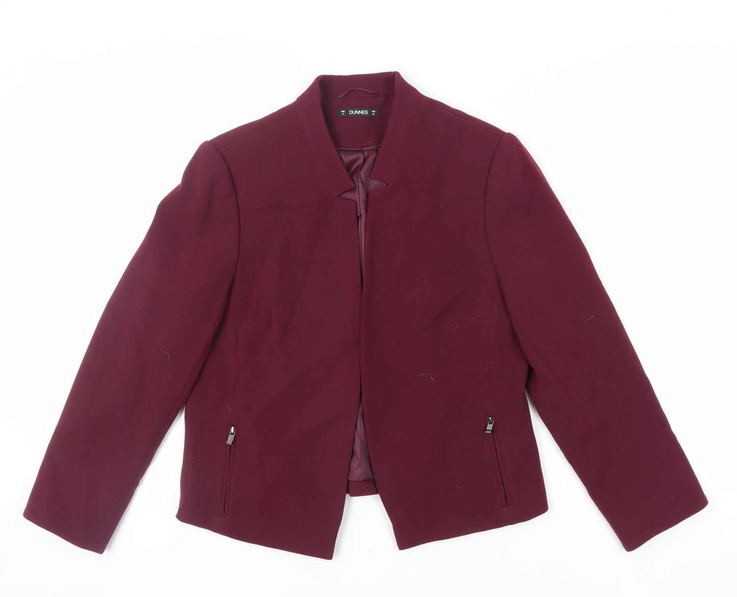 Dunnes Stores Womens Purple Jacket Blazer Size 14 - Open