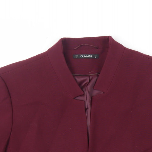 Dunnes Stores Womens Purple Jacket Blazer Size 14 - Open