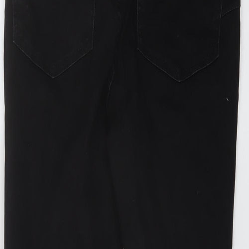 New Look Womens Black Cotton Skinny Jeans Size 10 L25 in Regular Button