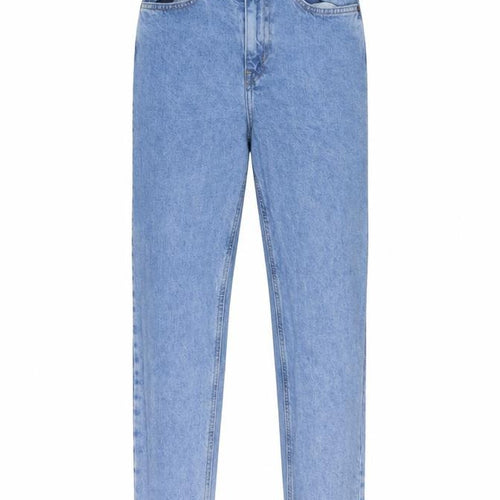 H&M Womens Blue Cotton Skinny Jeans Size 6 L26 in Regular Button