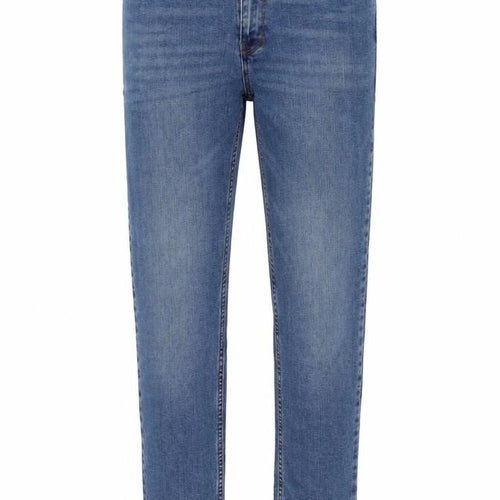 COLLUSION Mens Blue Cotton Skinny Jeans Size 32 in L32 in Regular Button