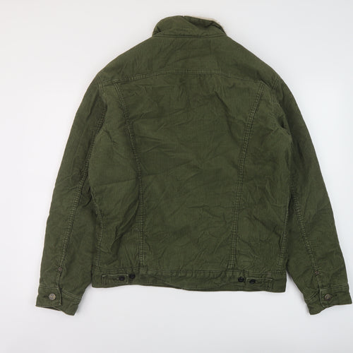 Lee Mens Green Jacket Size M Button