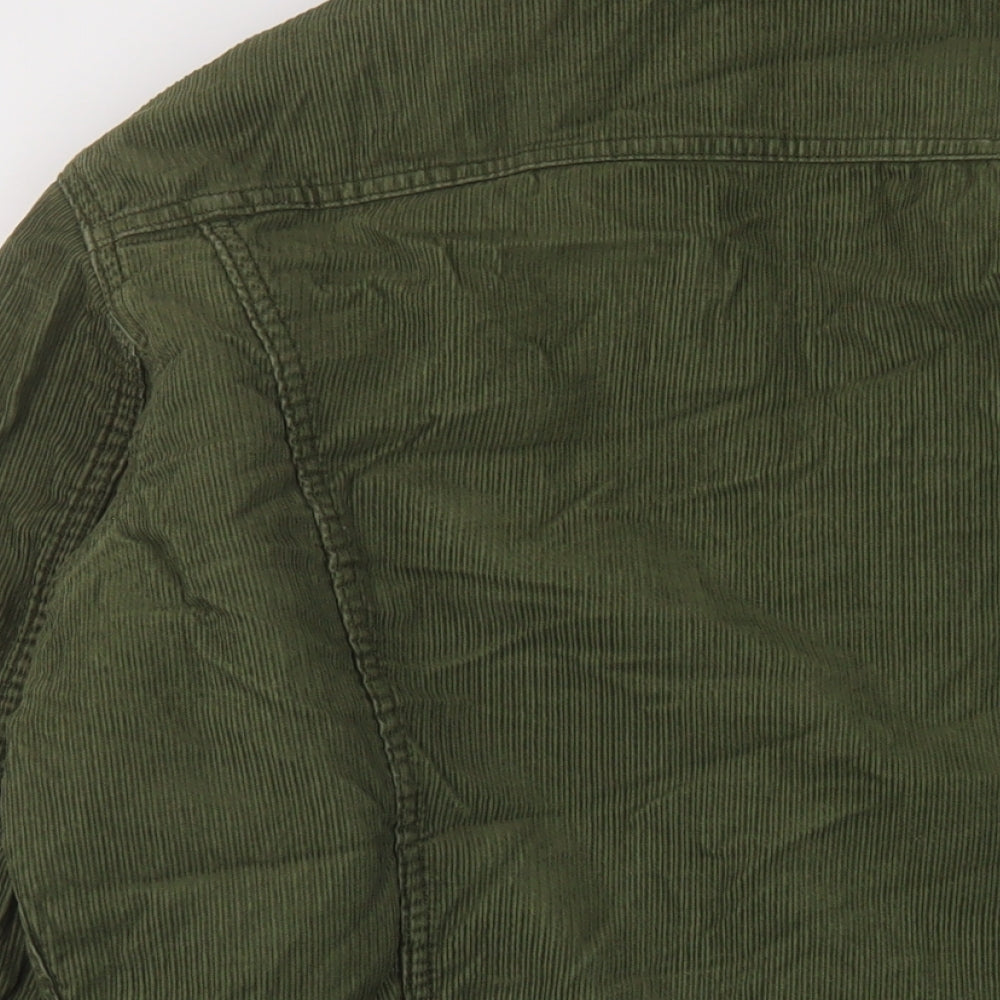 Lee Mens Green Jacket Size M Button