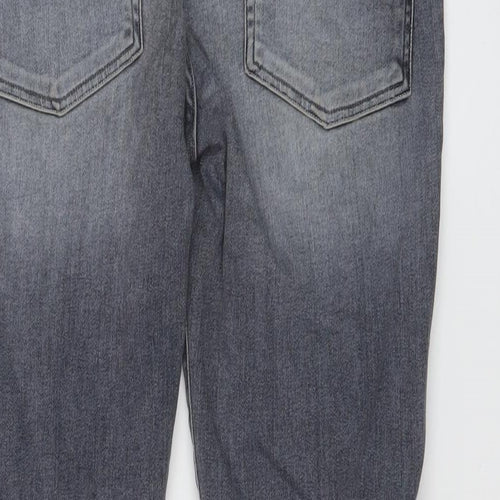 7 For All Mankind Womens Blue Cotton Skinny Jeans Size 27 in L27 in Regular Button