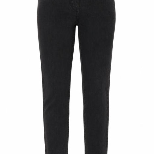 Denim & Co. Womens Grey Cotton Skinny Jeans Size 12 L30 in Regular Button