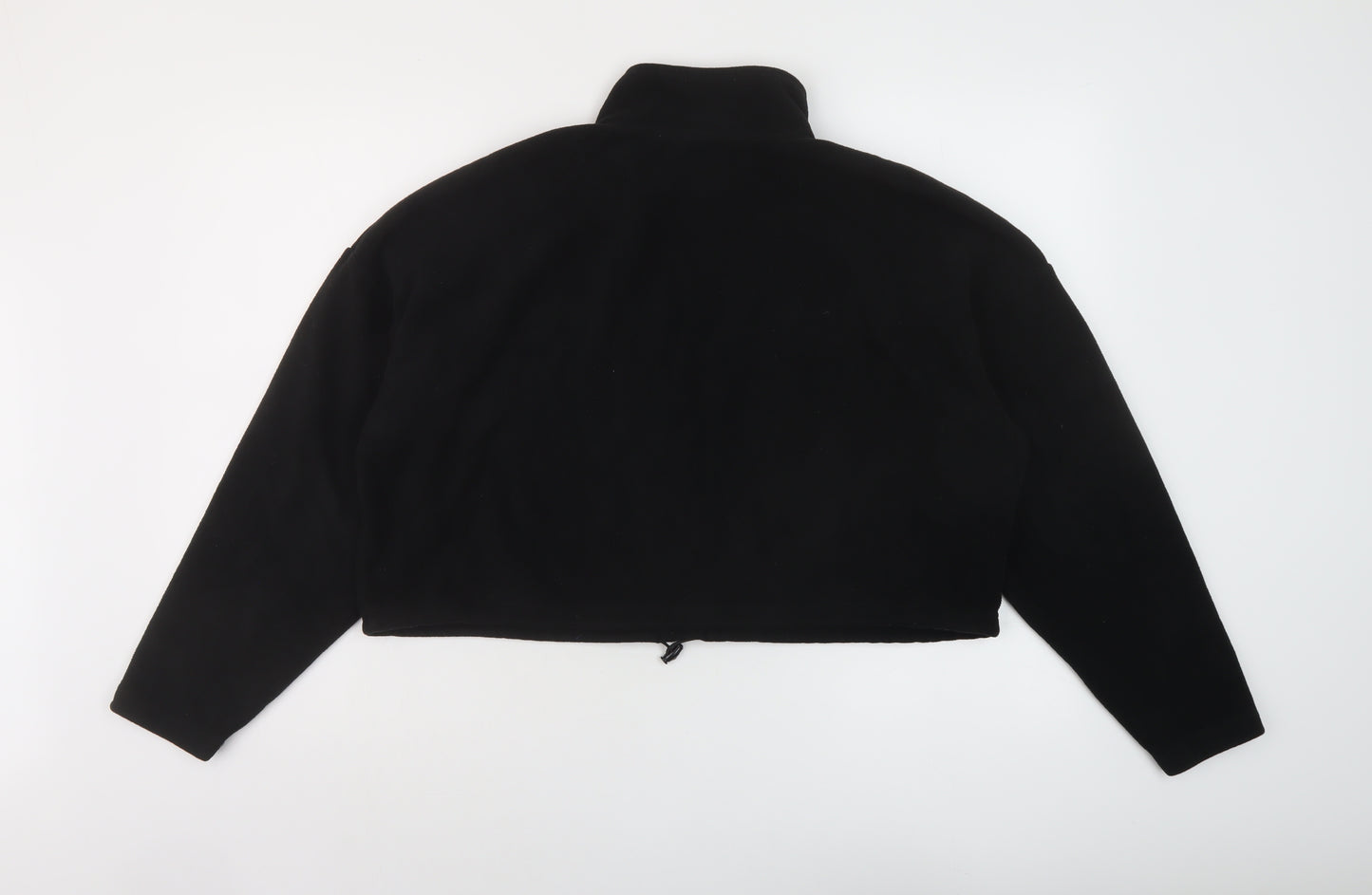 FACTORIE Womens Black Polyester Pullover Sweatshirt Size S Zip