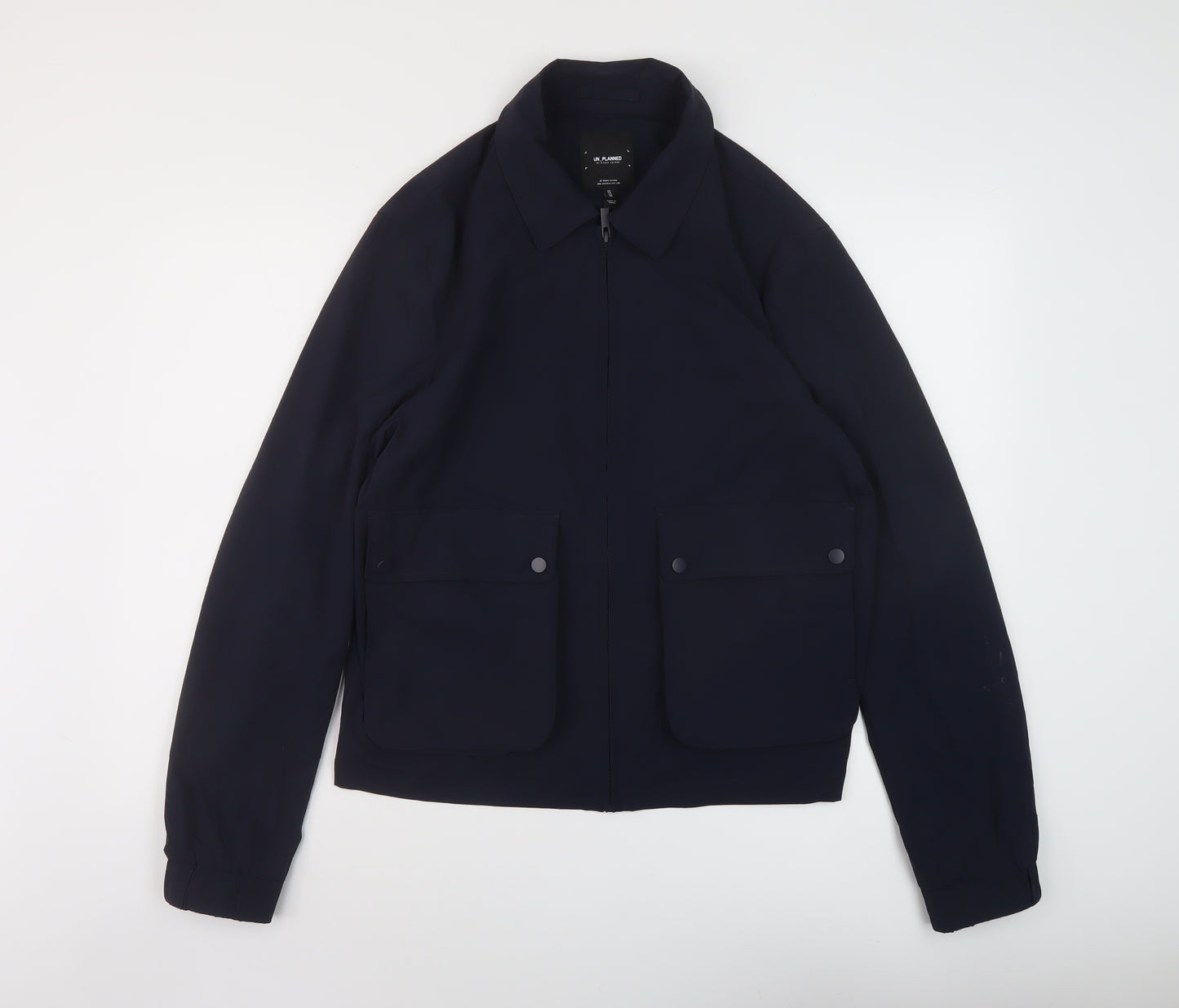 River Is Mens Blue Jacket Size M Zip