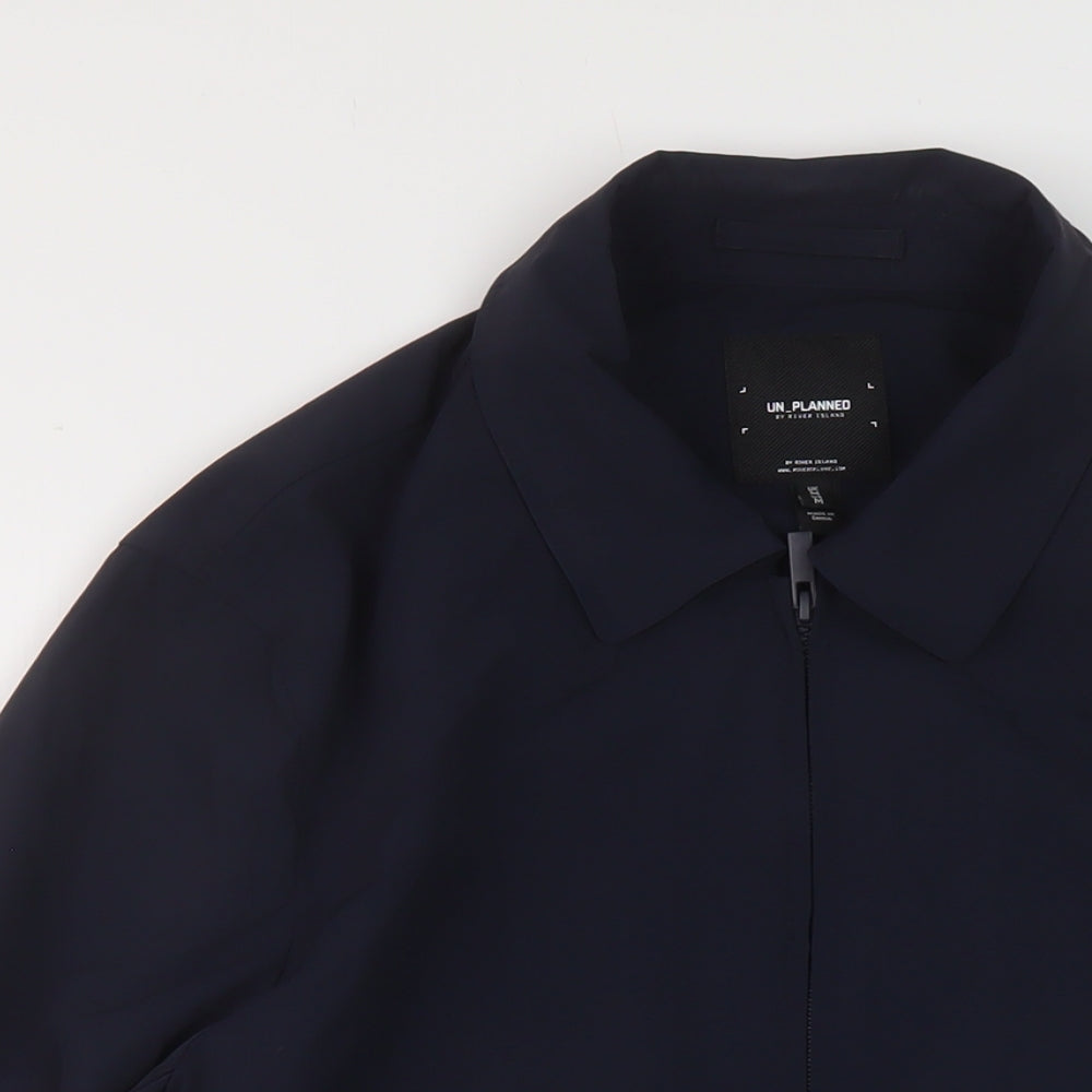 River Is Mens Blue Jacket Size M Zip