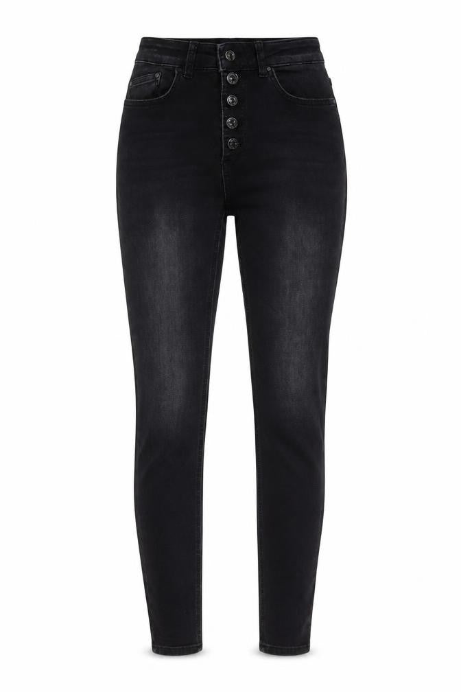 Only Womens Grey Cotton Skinny Jeans Size 24 in L30 in Regular Button