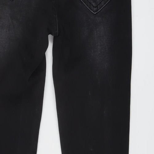 Only Womens Grey Cotton Skinny Jeans Size 24 in L30 in Regular Button